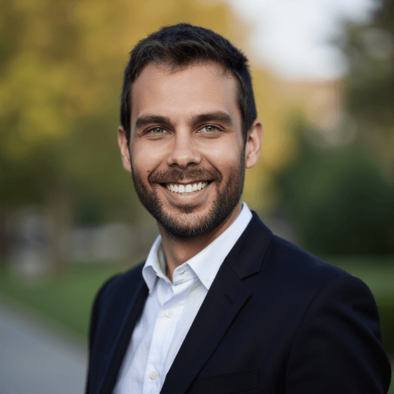 AI-generated headshot photo