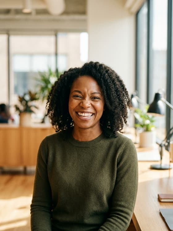 AI-generated headshot photo